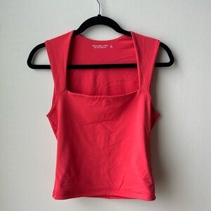 Abercrombie & Fitch Portrait Neck Crop Top (Size Small)